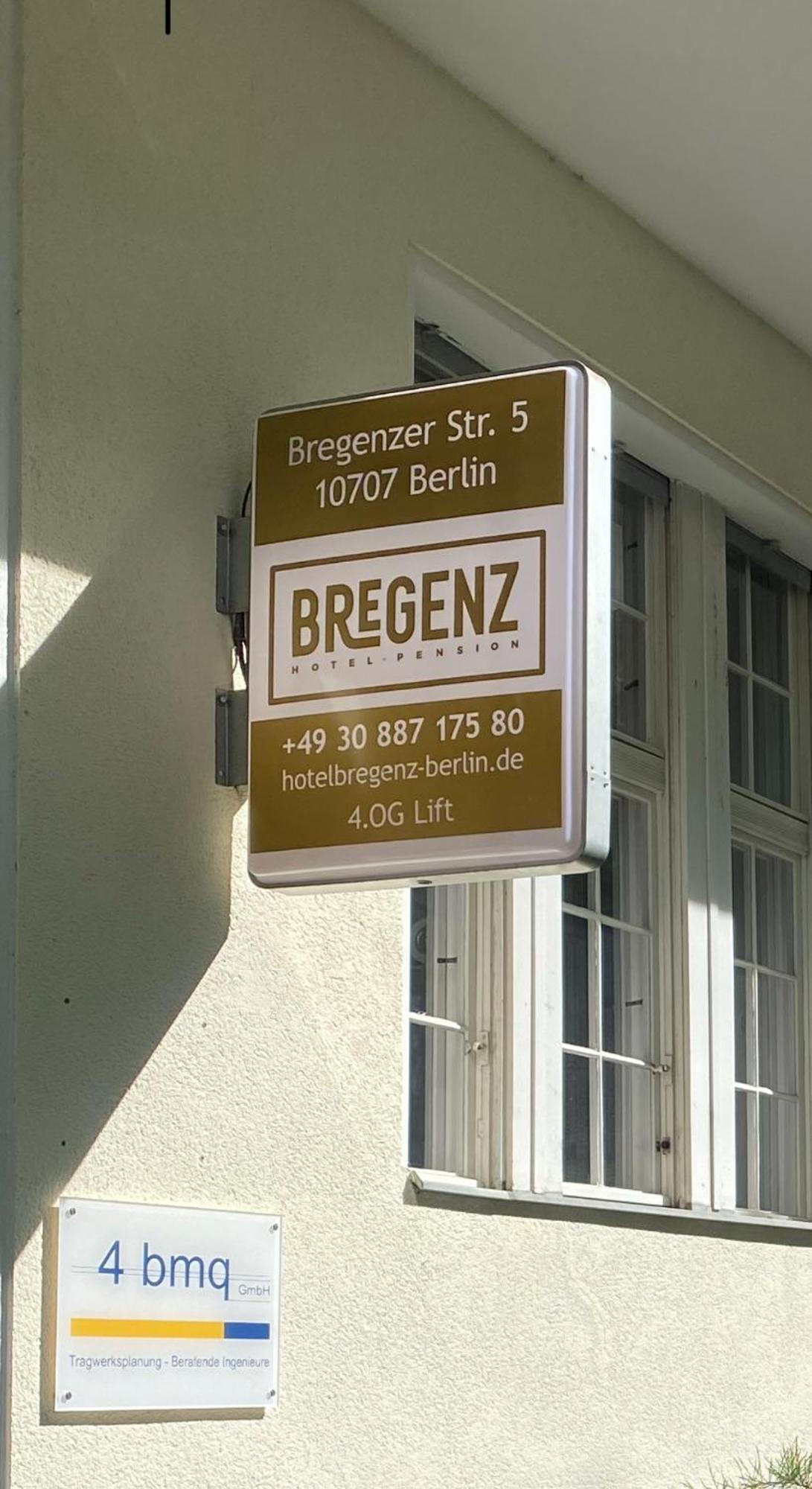 Hotel Bregenz Berlino Esterno foto